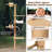 Cherette 4-tier Wall-Mounted Cat Tree Tower Scratching Post