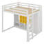 Lit mezzanine en bois avec garde-robe, tablettes et armoire-1529674353-1529674358