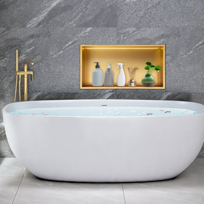 24X12x3.9” LED Shower Niche With Lighting