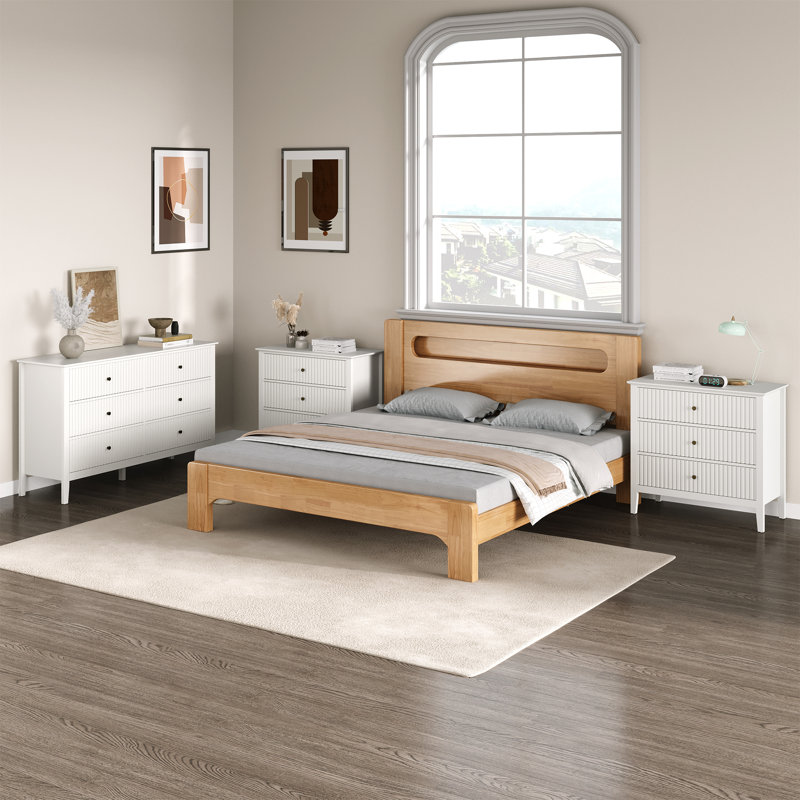 Ensemble de commode 3 pièces, blanc