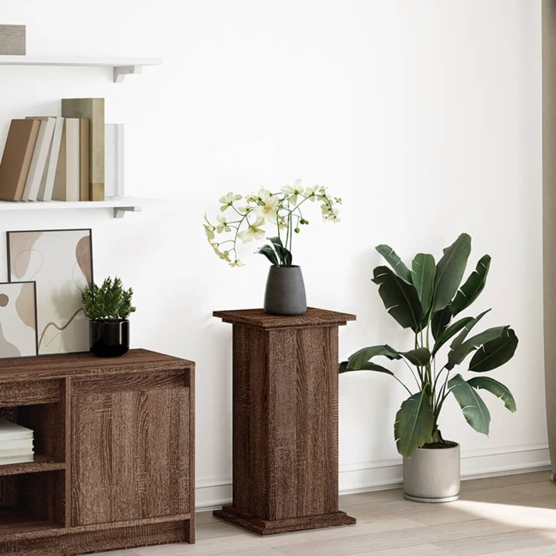Plant Stand, Brown oak/Look