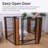 31.5'' H 6 Panel Metal Exercise Pen With Pet Door Outside Use-96069200