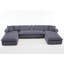 Canapé modulaire surdimensionné de 149 po avec siège profond 149 po, canapé modulaire en U 7 en 1, sans assemblage-811075303