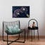 Art floral mural mauve, lis d'eau paisible, lotus traditionnel-129096651