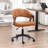 Bryonie Faux Leather Swivel Office Chair-375890463