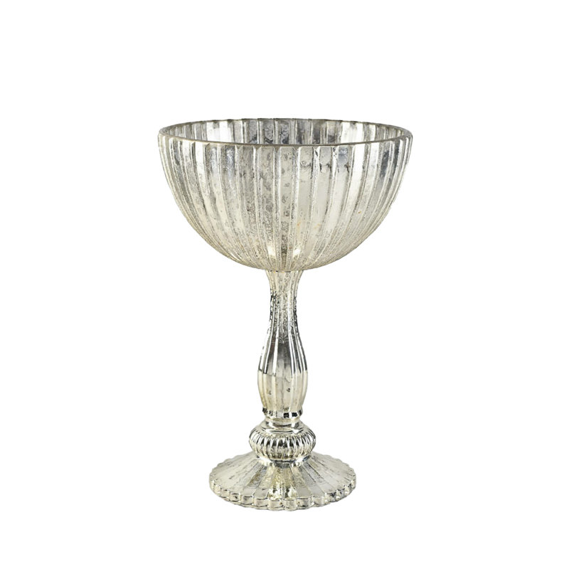 Pot en verre Otter, H 10,75 po x l 7,25 po x P 7,25 po