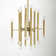 Hammons 24 - Light Dimmable Sputnik Modern Linear Chandelier