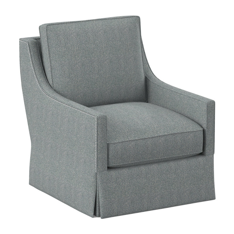 Sonoma Swivel Armchair, Maya Cyan Polyester Blend