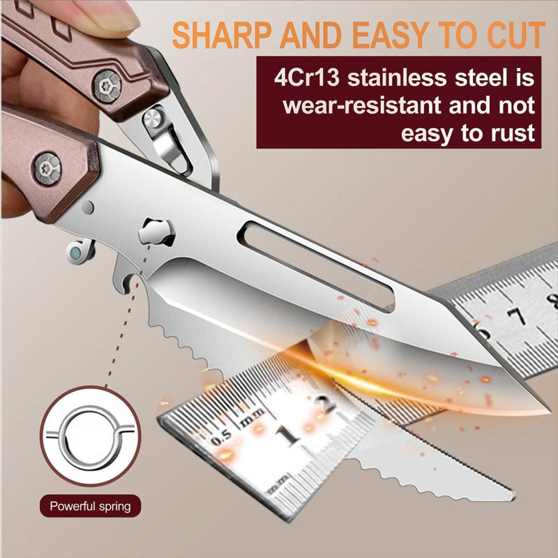 Heavy-duty Poultry Shears Spring-loaded Kitchen Scissors