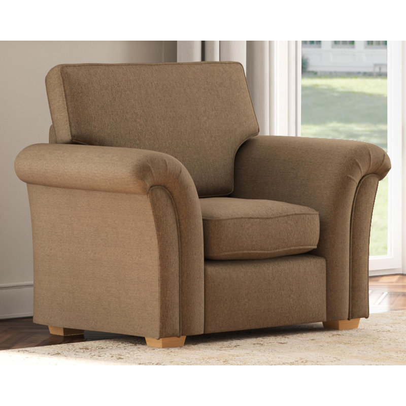 Upholstered Armchair, Nutmeg