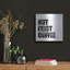  «First Coffee» par Erin Clark, art mural en métal, 24 po x 24 po-360812476