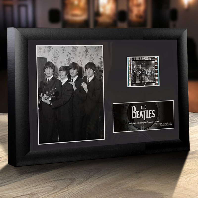 Présentation de bureau encadrée filmcells beatles