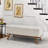 Leaysia Linen Upholstered Storage Bench-1142949411