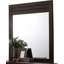 Miroir décoratif pour l'intérieur, miroir avec cadre en bois, miroir rectangulaire traditionnel pour la chambre à coucher