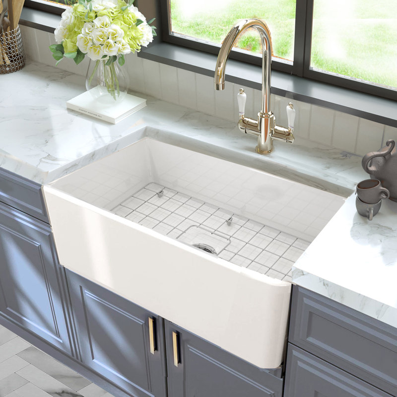 Cape 30.25'' L Single Basin Kitchen Sink