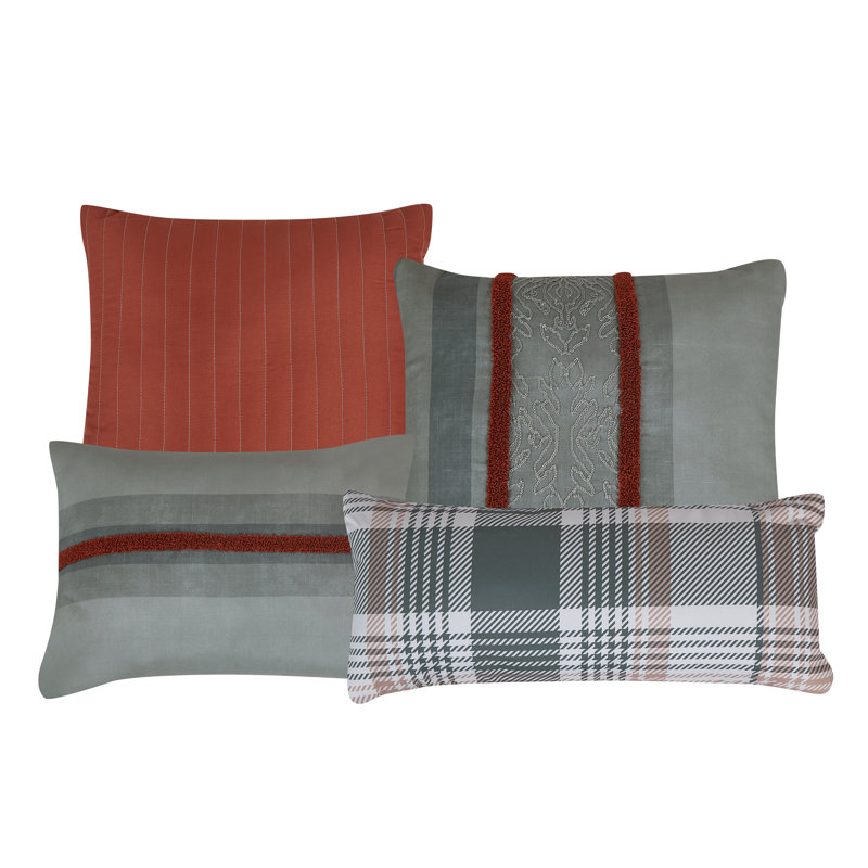 Ensemble d'édredon de luxe 7 pièces Massassi, Très grand édredon + 6 pièces supplémentaires