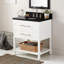 Ensemble de meuble-lavabo simple 30 po avec lavabo encastrable ovale Robertson-75247193-75247184-75247186