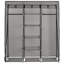3 Door Fabric Wardrobe-43552720