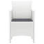 Chaise de jardin vidaXL 2 pièces en polypropylène blanc 20,87 x 19,29 x 33,46 po-30906537-30906540
