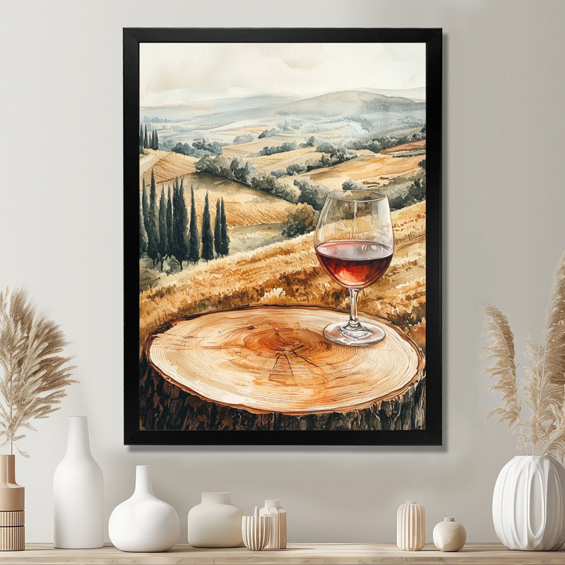 Gracilyn III - paysages, impressions sur toile, H 32 po x l 16 po, Noir, Reproduction encadrée d'une seule photo
