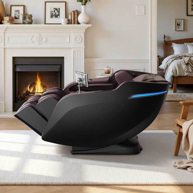 Laimas Full Body Massage Chair with Air Bags, Zero Gravity, 3D L Track, Heat Therapy, Foot Roller, Shiatsu Recliner, Bluetooth Control