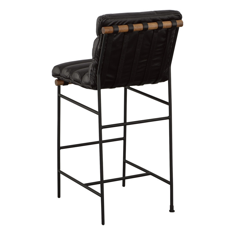 Luca Stool, Black, Bar Stool (30" Seat Height)
