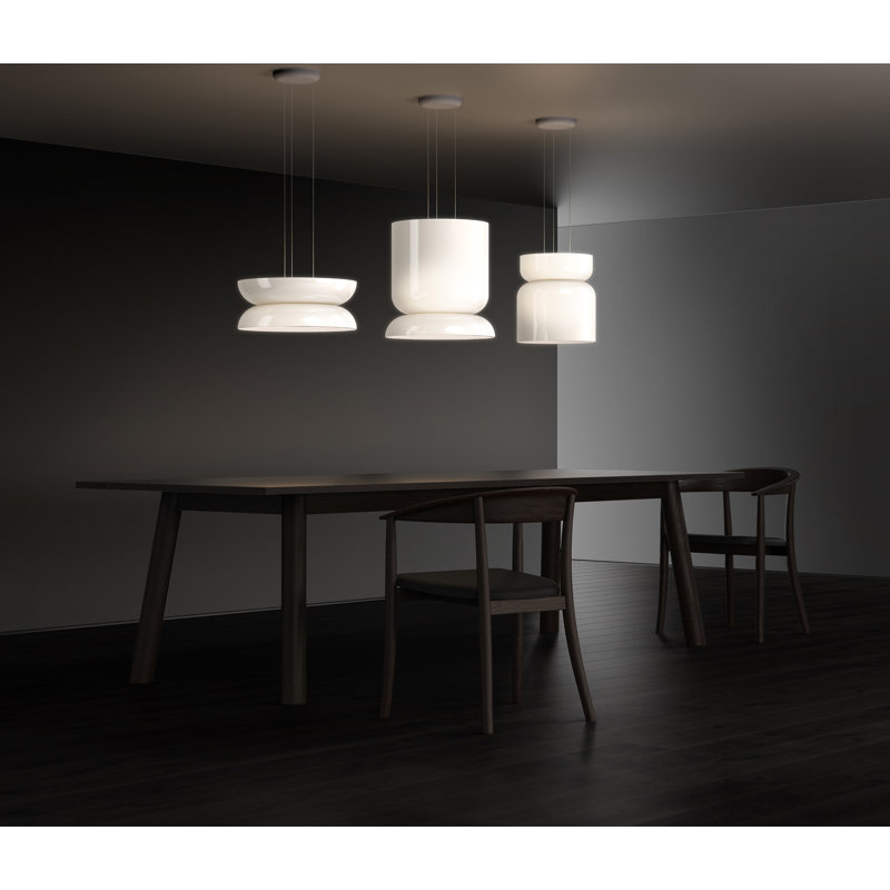 Luminaire suspendu géométrique à 2 lumières Totem