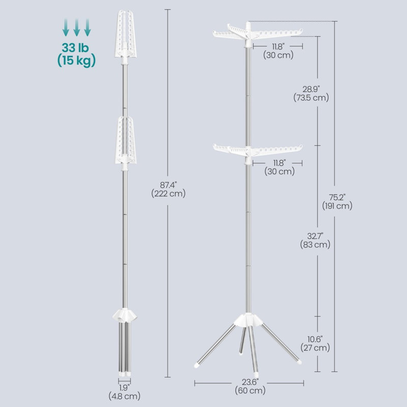 2-Tier Clothes Drying Rack
