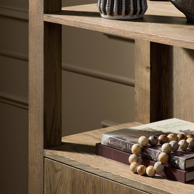 Bedford Bookcase-Warm Natural Oak