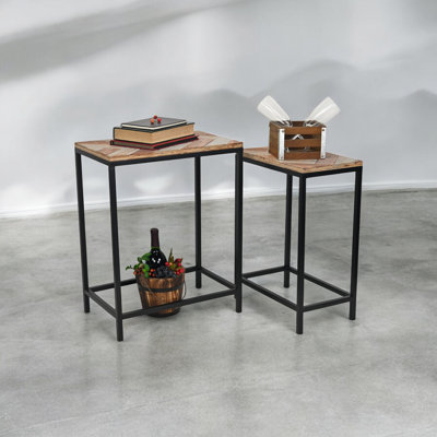 Arsenault Solid Wood Top Nesting Tables