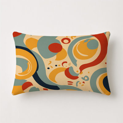 Funky Ripple Indoor And Outdoor Pillow