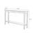 Walnut Solid Wood Rectangular Console Table-1432675049