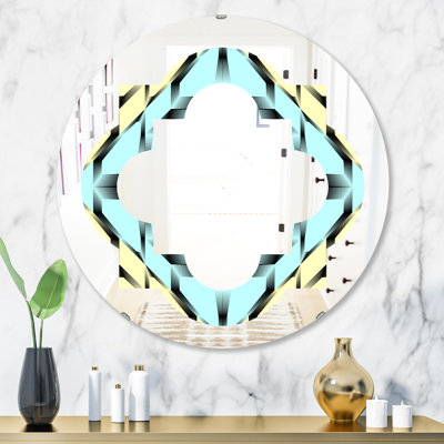 Miroir mural éclectique Quatrefoil Fashion Ornament