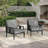 Louque 27.1" W Solid Wood Teak Outdoor Lounge Chair With Cushion-1489717226-1489774530
