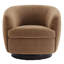 Fauteuil demi-tonneau pivotant rembourré Marcy-1452363272