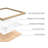 Haus and Hues Standalone Square Frames Set of 25-102880054-102880047