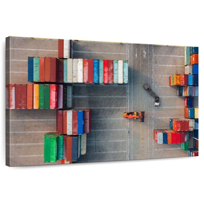 Mehar Freight Yard II, 8" H x 12" W
