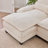 127'' Sectional Couches For Living Room,U Shaped Cloud Couch Sectionals With Console Bluetooth Speaker For Living Room-Beige-894172050