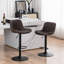 Tabouret de bar pivotant en similicuir Zager-2033200460