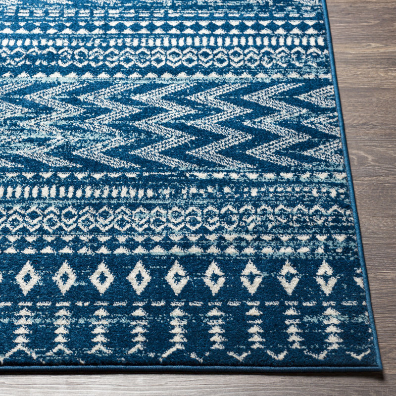 Hokuto Geometric Indoor Rug, Rectangle 5'3" x 7'