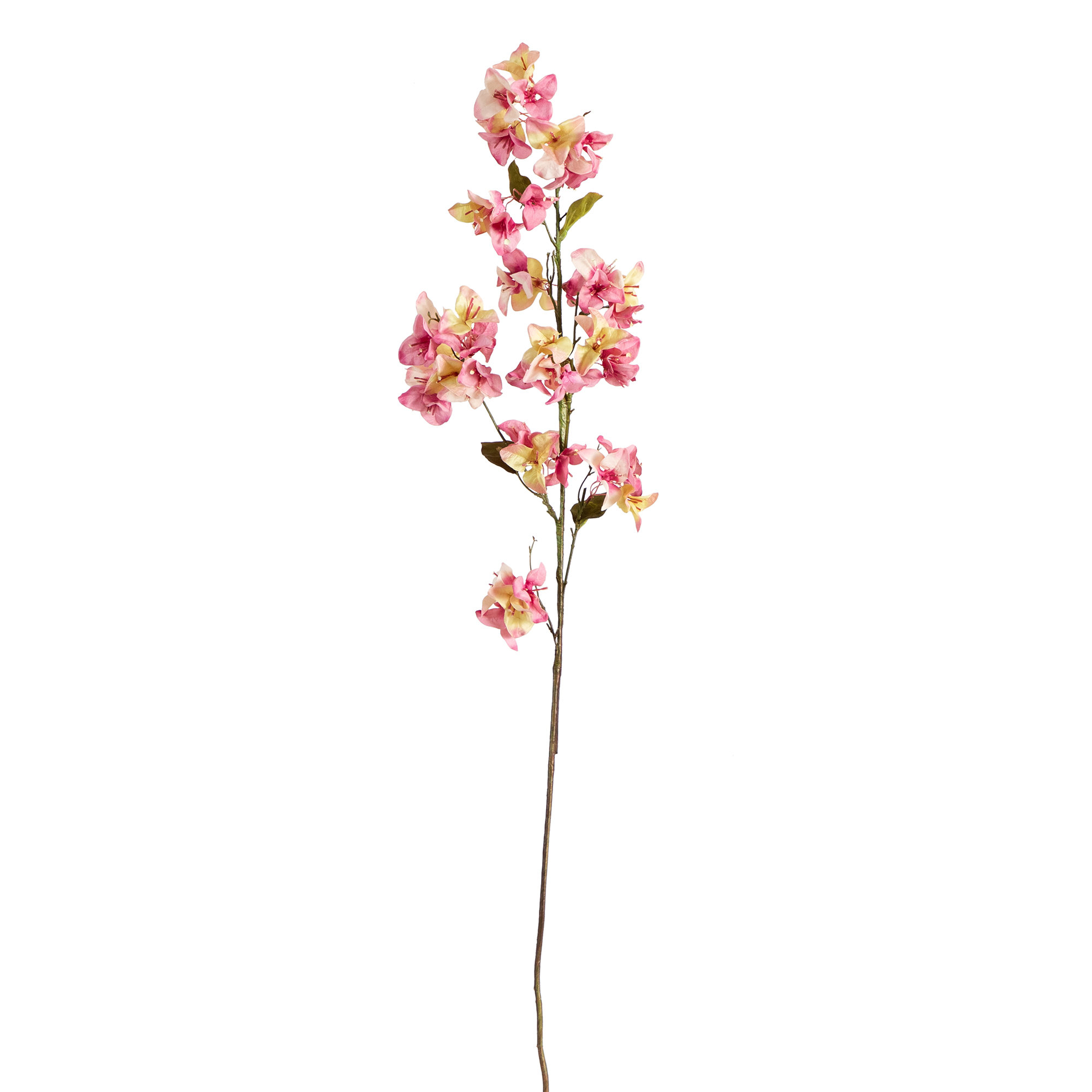 47in. Artificial Bougainvillea Flower Stems, Set of 3, Pink