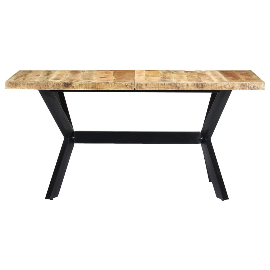 Vidaxl Dining Table Solid Wood With Sheesham Finish