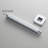Cube 8" Ceiling Mounted Shower Arm-93819617