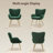 Plush Velvet Upholstered Armchair with Metal Legs-1684486190