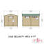 8 Ft. W x 10 Ft. D Security Shed-352159522