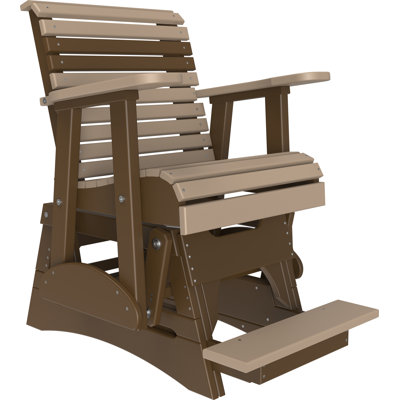 Chaise d'extérieur coulissante en polywood