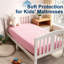 Ensemble de 2 protecteurs de matelas matelassés imperméables pour lit de bébé, protecteur de couche de lit TPU silencieux-133631855-133631857