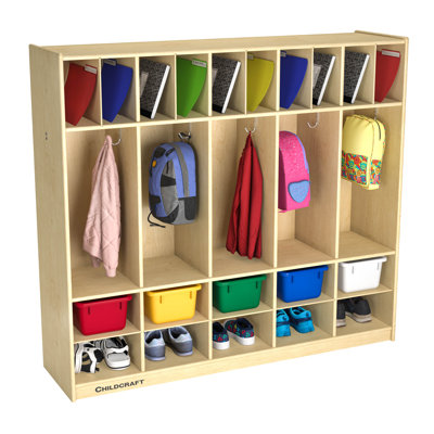 Casier de rangement pour enfant 5 sections Childcraft