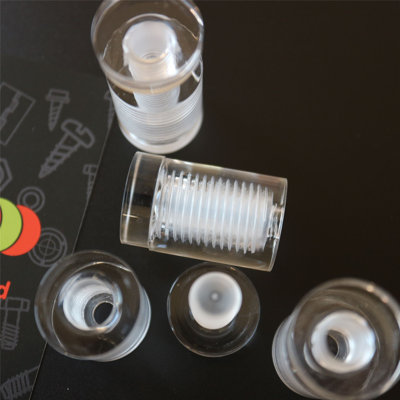 Clear Standoffs, Glass Like, Acrylic, Transparent Spacers, Plastic, Wallmount, Display Signs, Through Hole Panels Supports, Water Resistant, Anti-Corrosion, Waterproof, Size 19x25mm