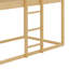Lit superposé simple en bois massif avec tente-94891068